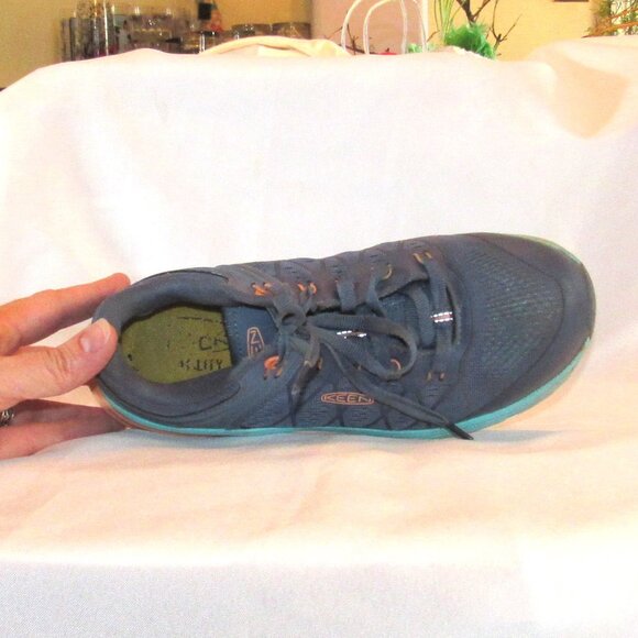 Keen Women's Vista Energy Comp Toe Sneakers Size 8.5 Moonlight Blue/Cantaloupe - Picture 12 of 13